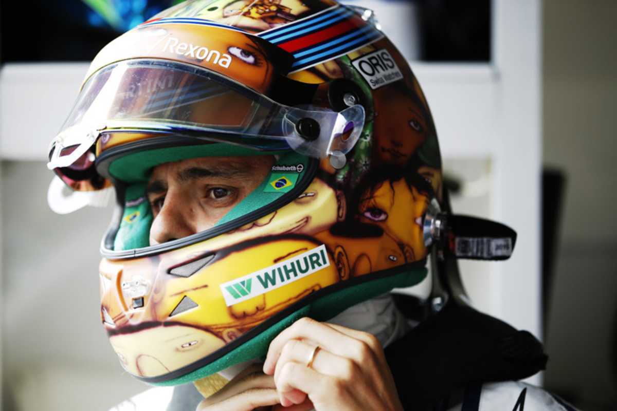 Felipe Massa mit Graffiti-Kunst