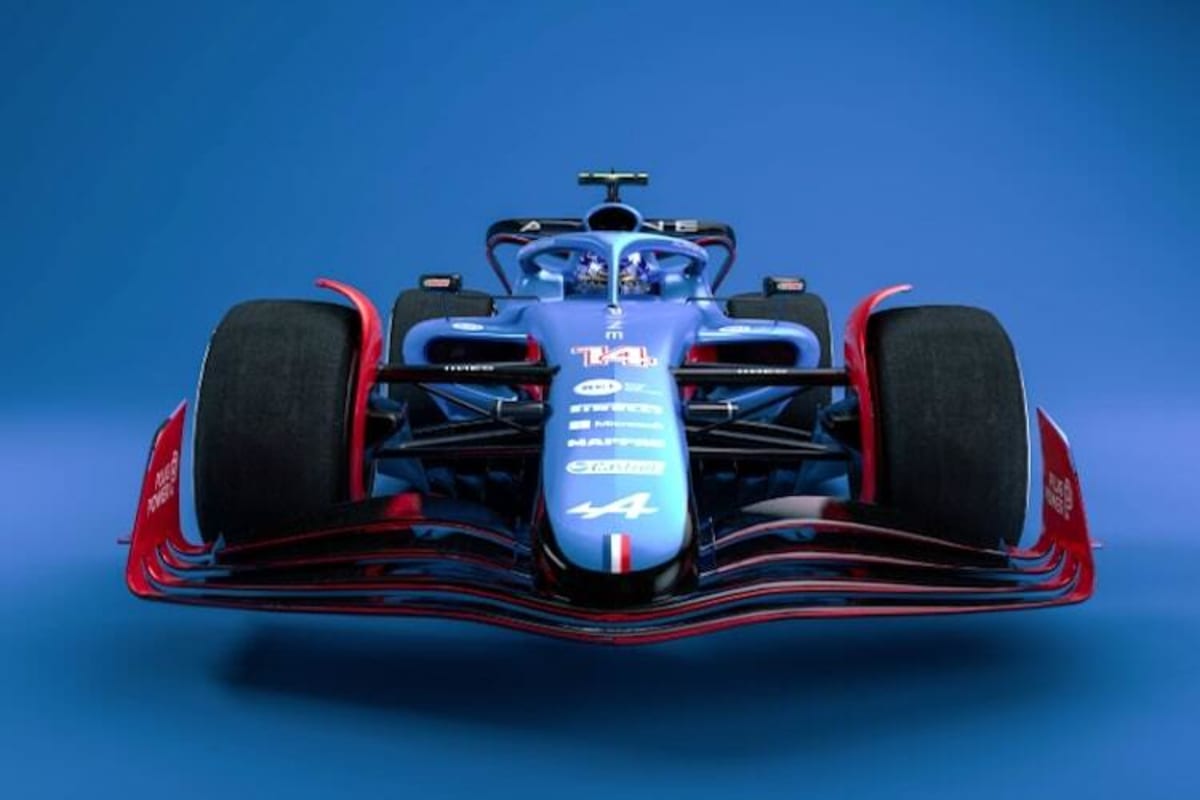 Die Alpine von vorne