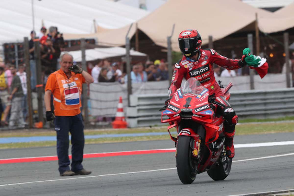 Francesco Bagnaia gewinnt das Rennen