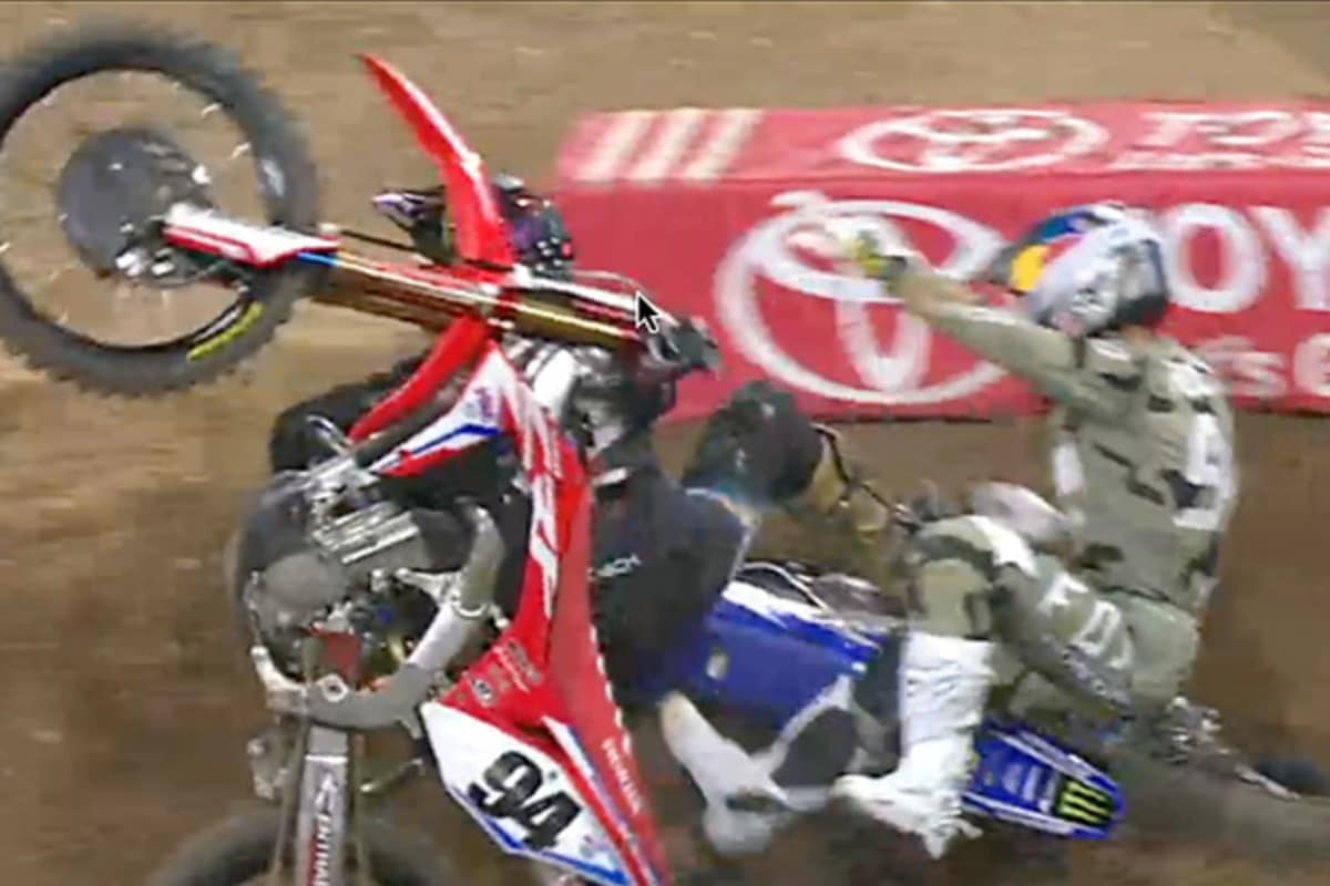 Der Crash von Ken Roczen in San Diego