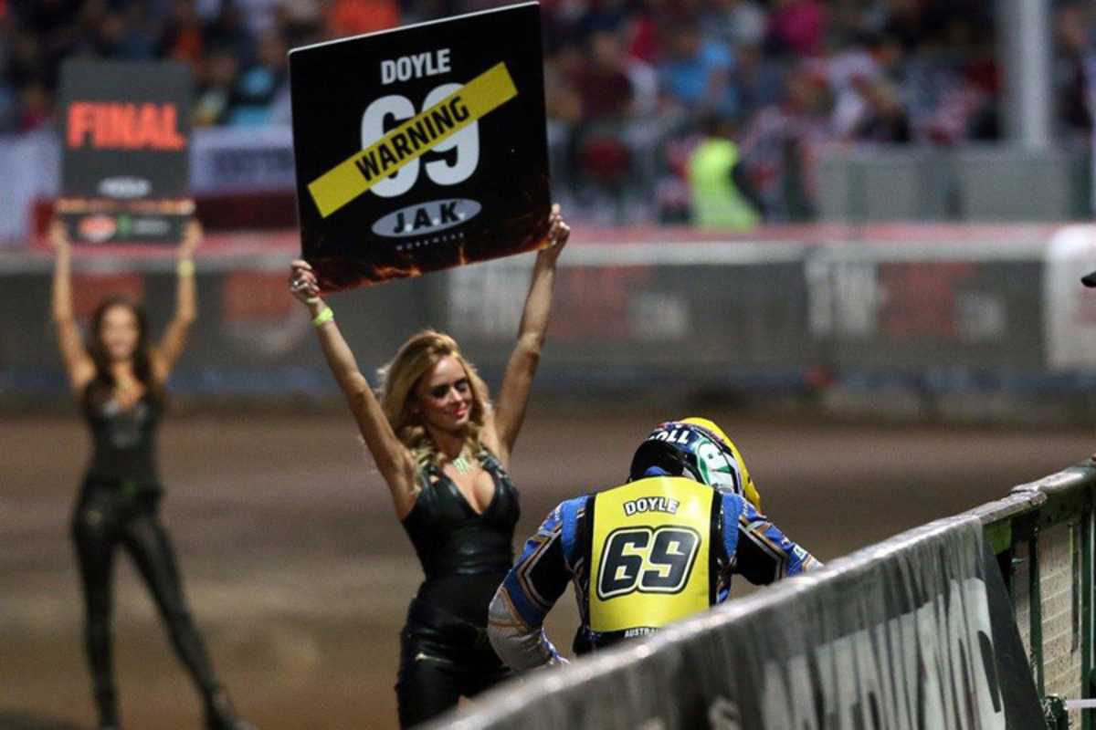 Nach dem ersten Startversuch im Finale wurde Jason Doyle verwarnt