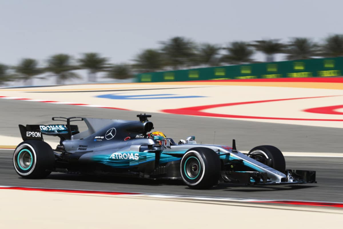 Lewis Hamilton im Mercedes