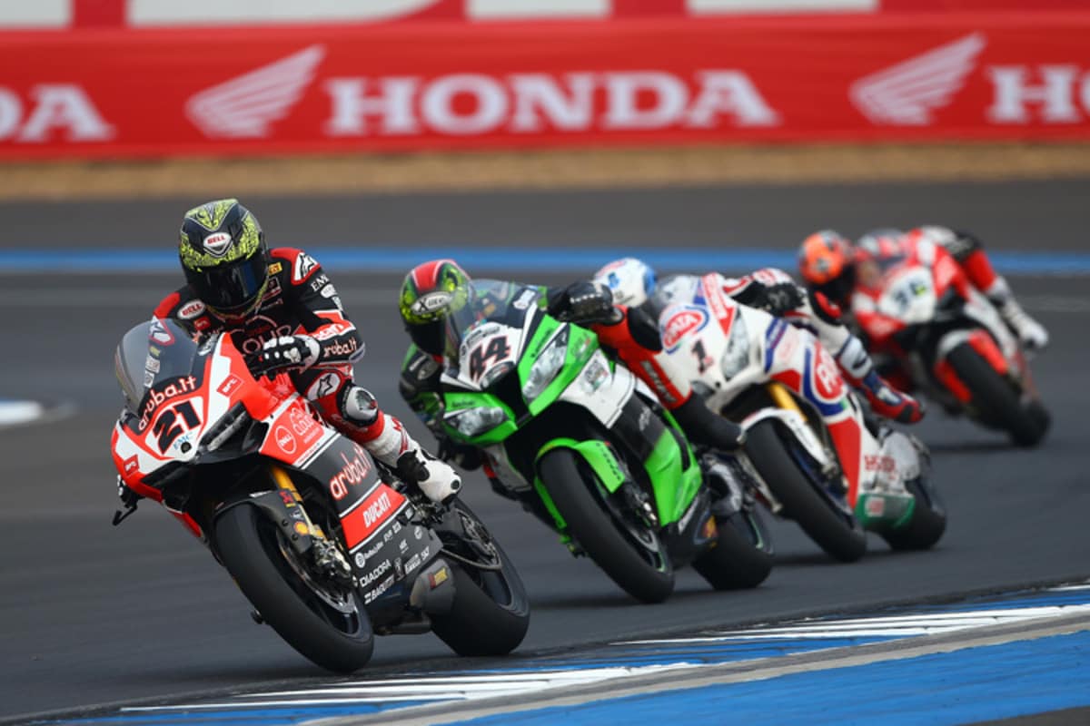 Troy Bayliss bei seinem kurzfristigen Superbike-Comeback 2015