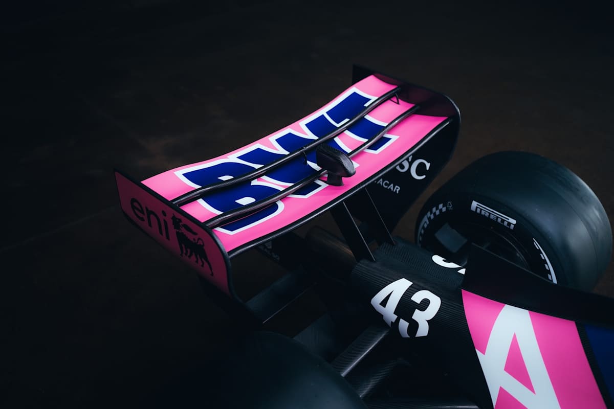 Auch auf dem Heckflügel prangt das BWT-Logo