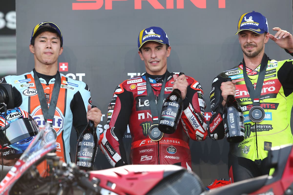 Sprint - Ai Ogura, Marc Márquez & Fabio di Giannantonio