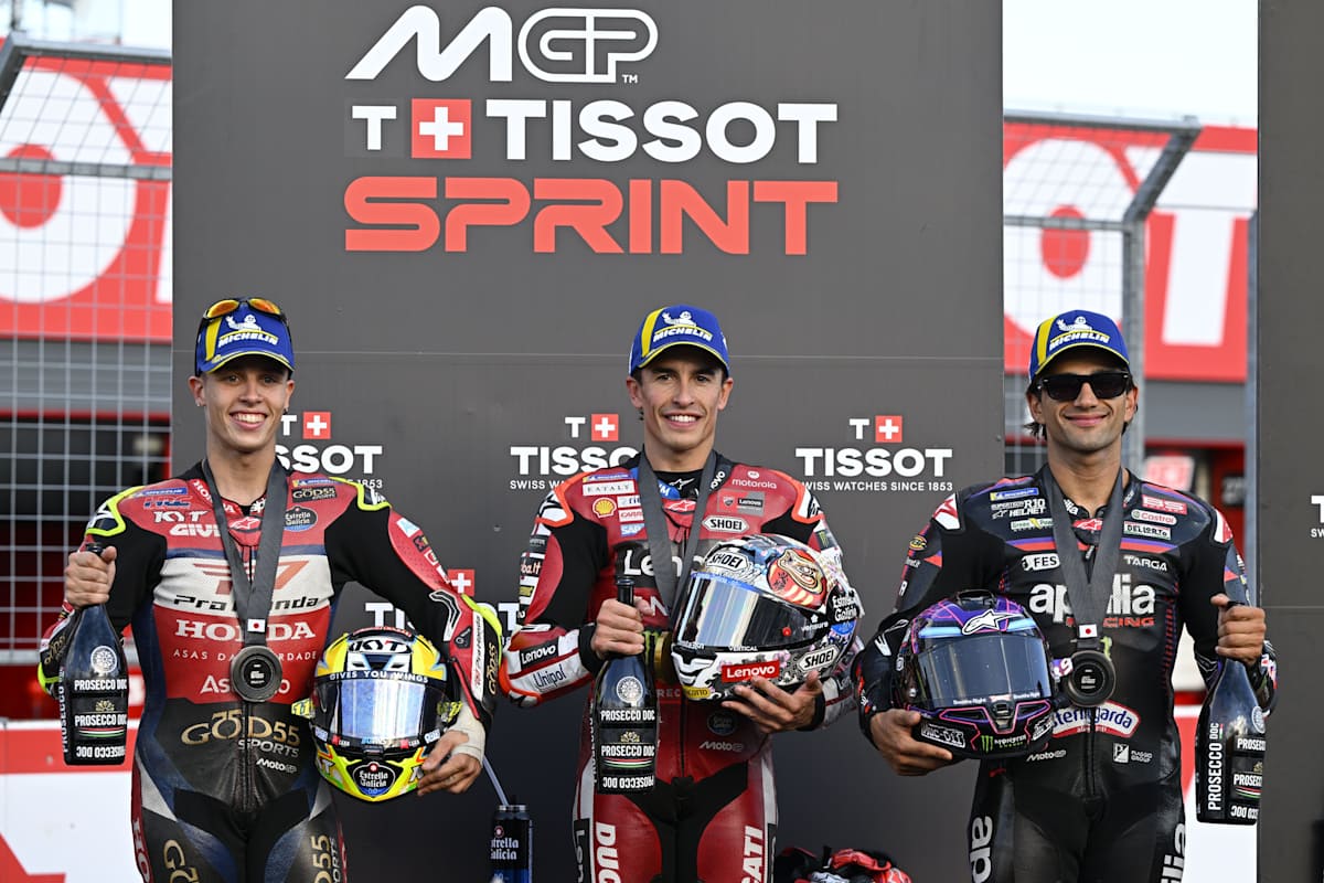 Sprint - Diogo Moreira, Marc Márquez & Jorge Martin
