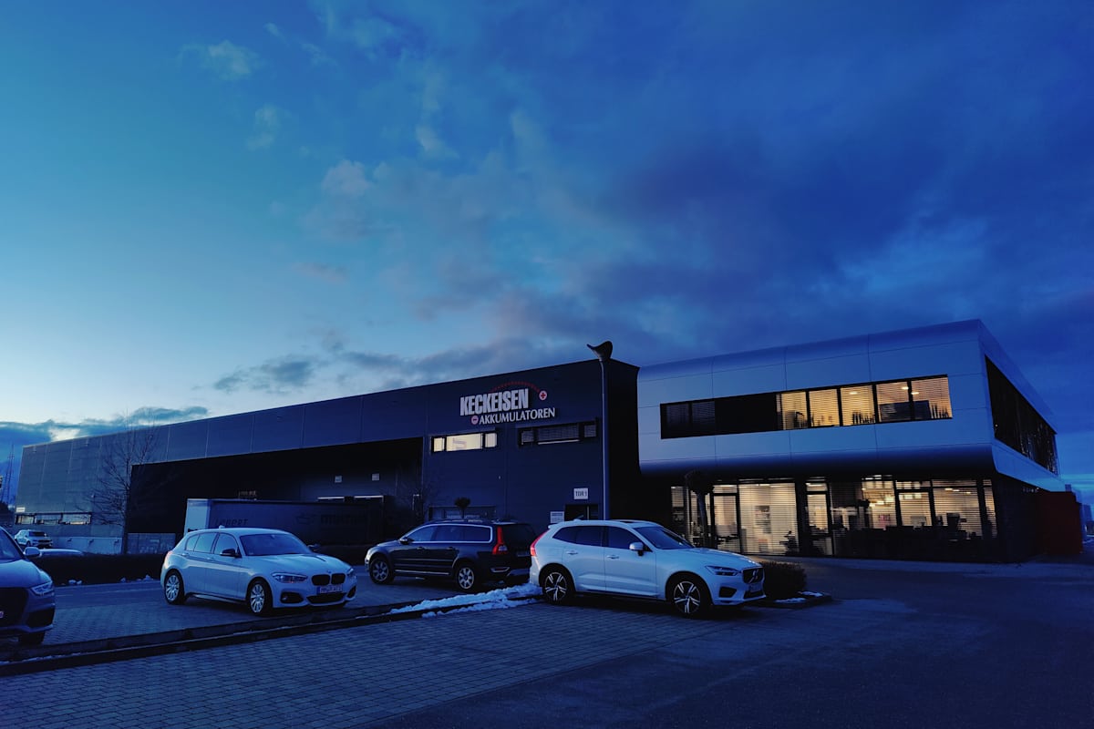 Blick auf die Firma Keckeisen