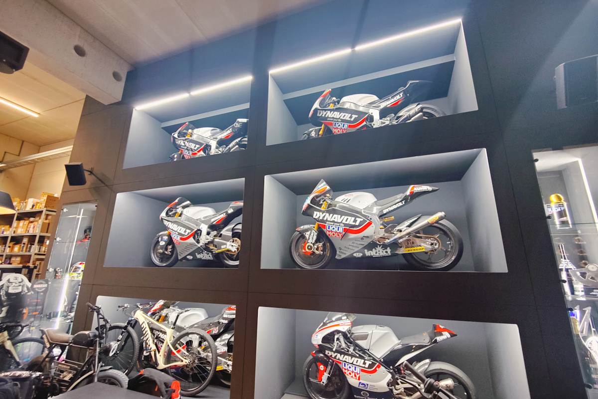 Über 30 Motorräder sind ausgestellt