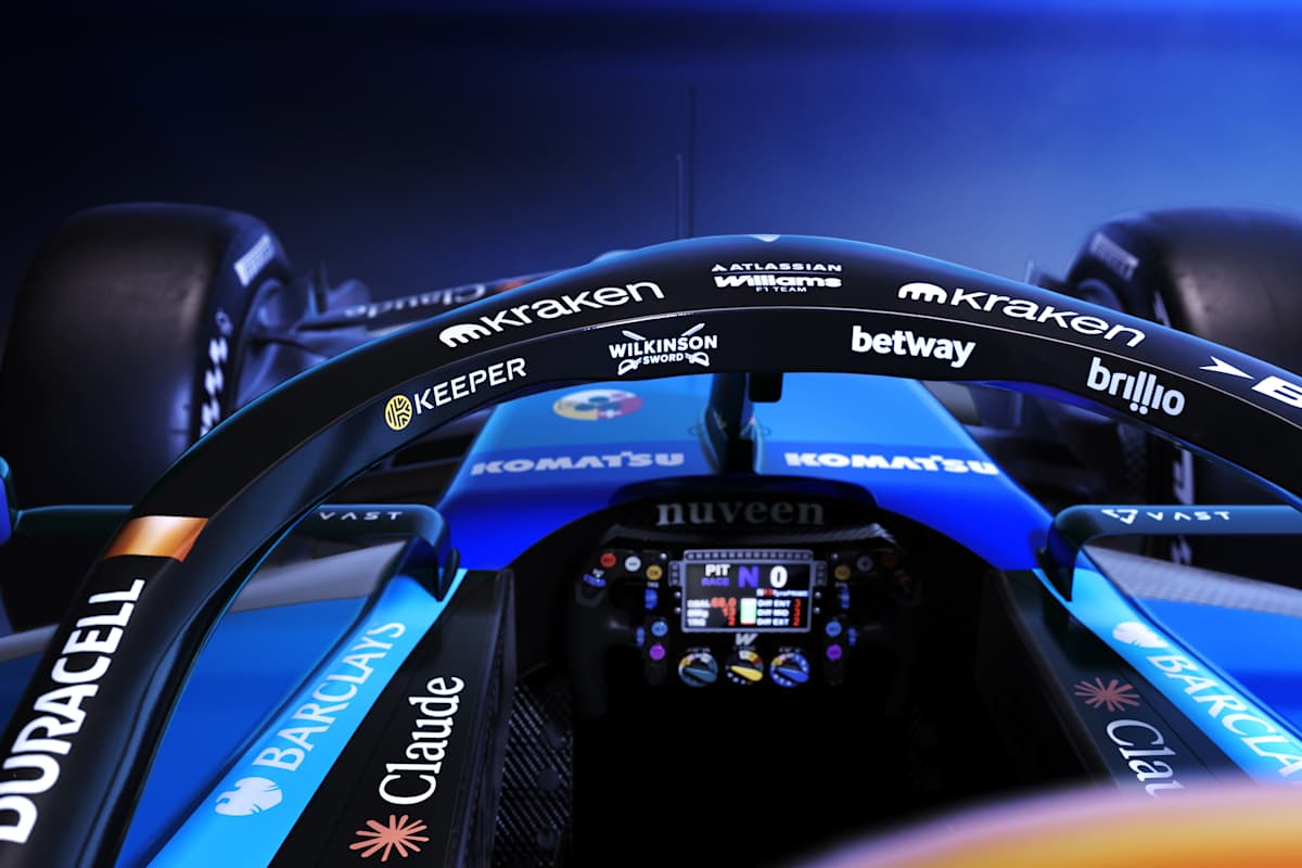 Der Arbeitsplatz von Carlos Sainz und Alex Albon