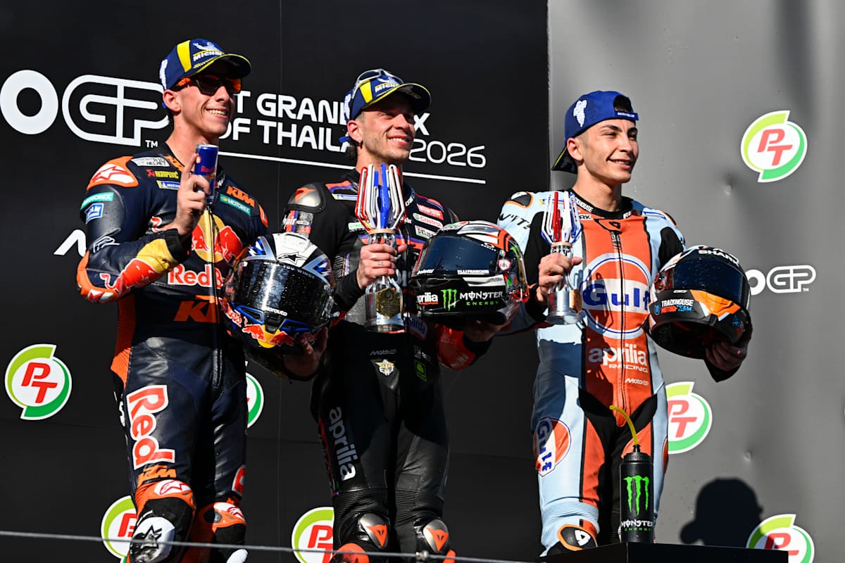 Acosta, Bezzecchi, Fernández