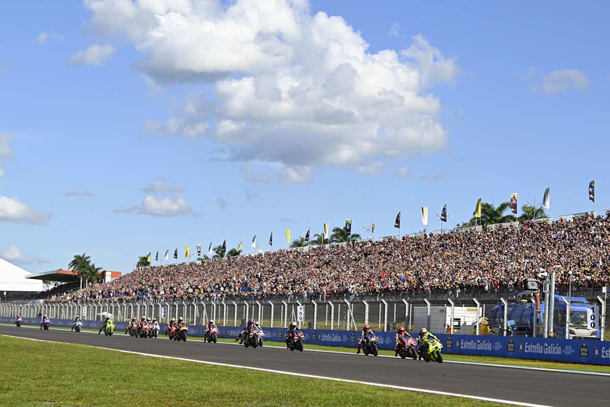 Der Start des Rennens