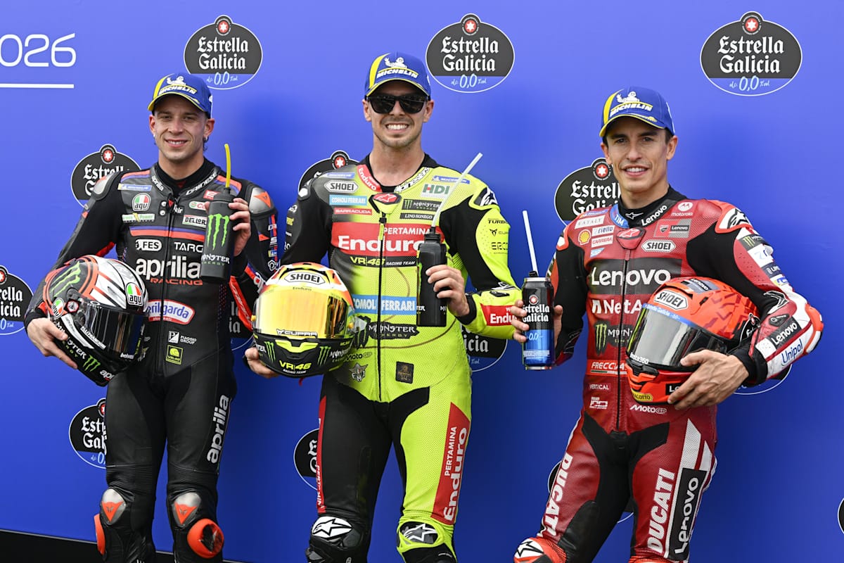 Qualifying - Marco Bezzecchi, Fabio di Giannantonio & Marc Márquez