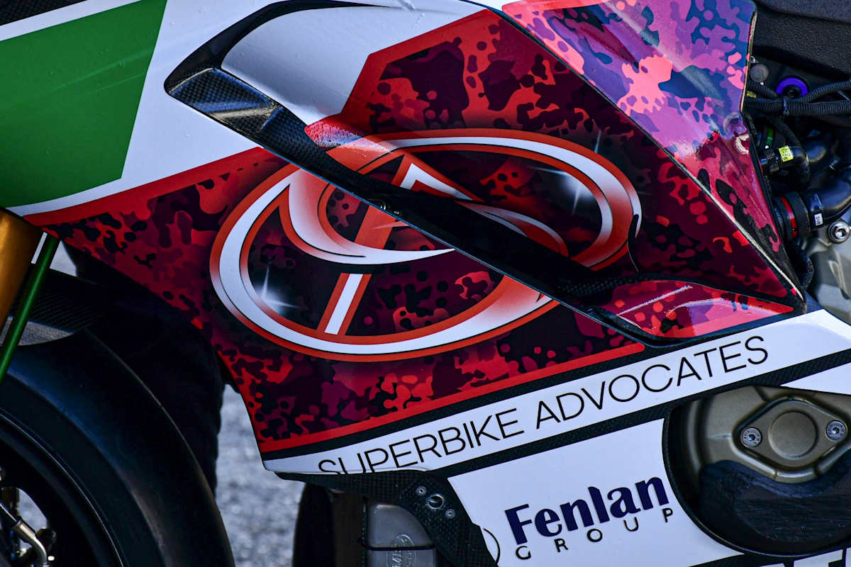 Das Superbike-Team Advocates Ducati präsentierte sich in Portimao