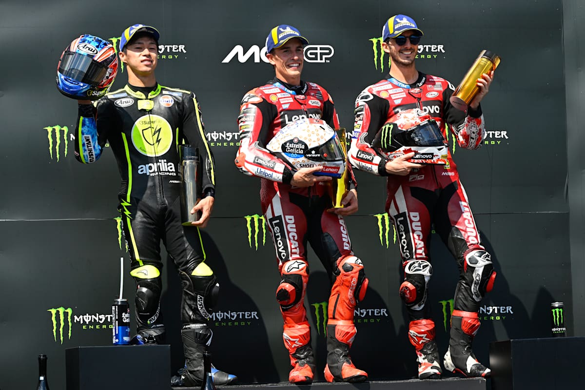Ai Ogura, Marc Márquez, Pecco Bagnaia