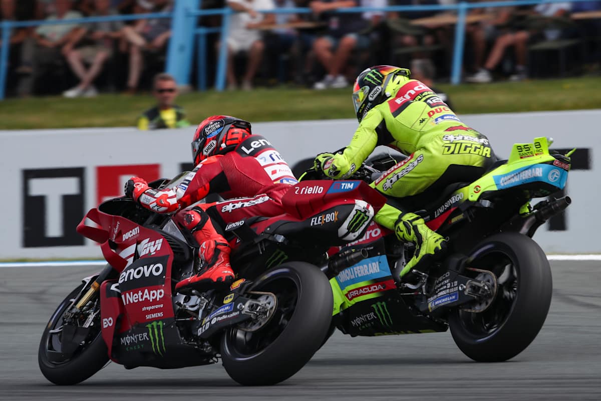 Marc Márquez und Fabio Di Giannantonio