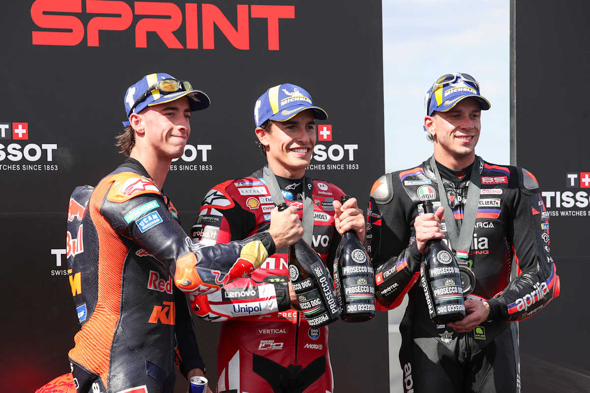 Pedro Acosta, Marc Márquez, Marco Bezzecchi
