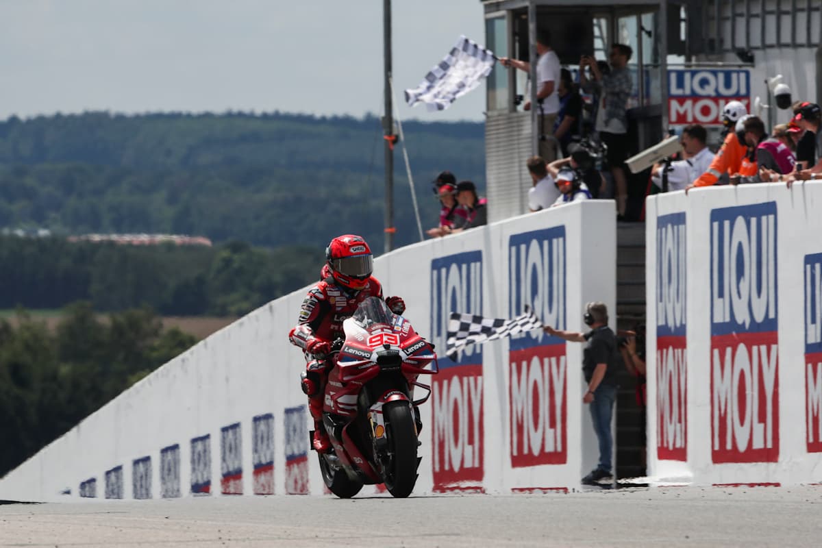 Marc Márquez gewinnt das Rennen
