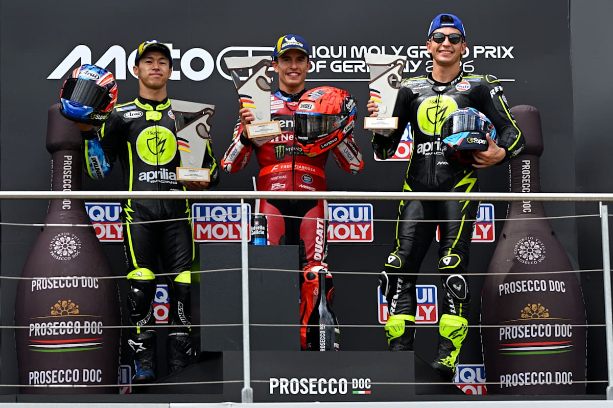 Ai Ogura, Marc Márquez, Raúl Fernández