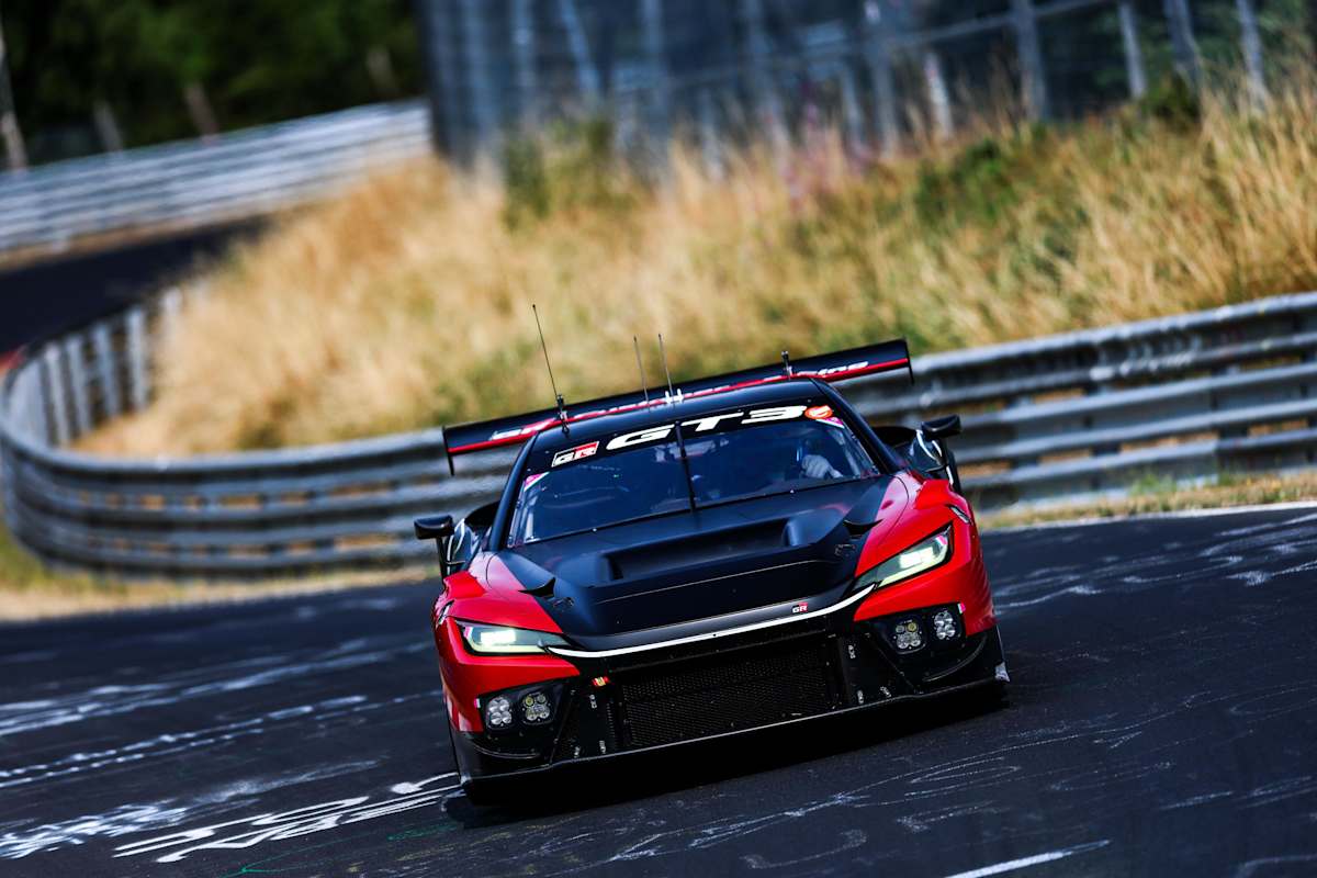 Nordschleifentest des neuen Toyota GR GT3