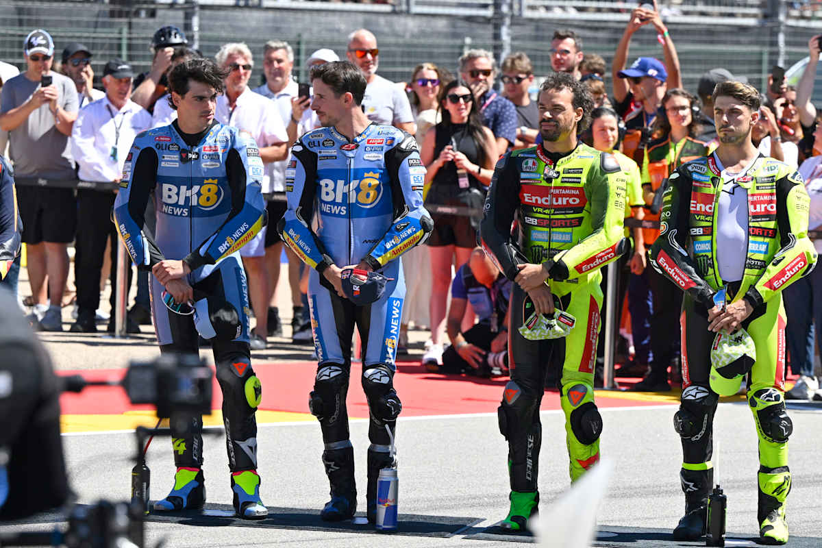 Fermin Aldeguer, Alex Márquez, Franco Morbidelli, Fabio Di Giannantonio