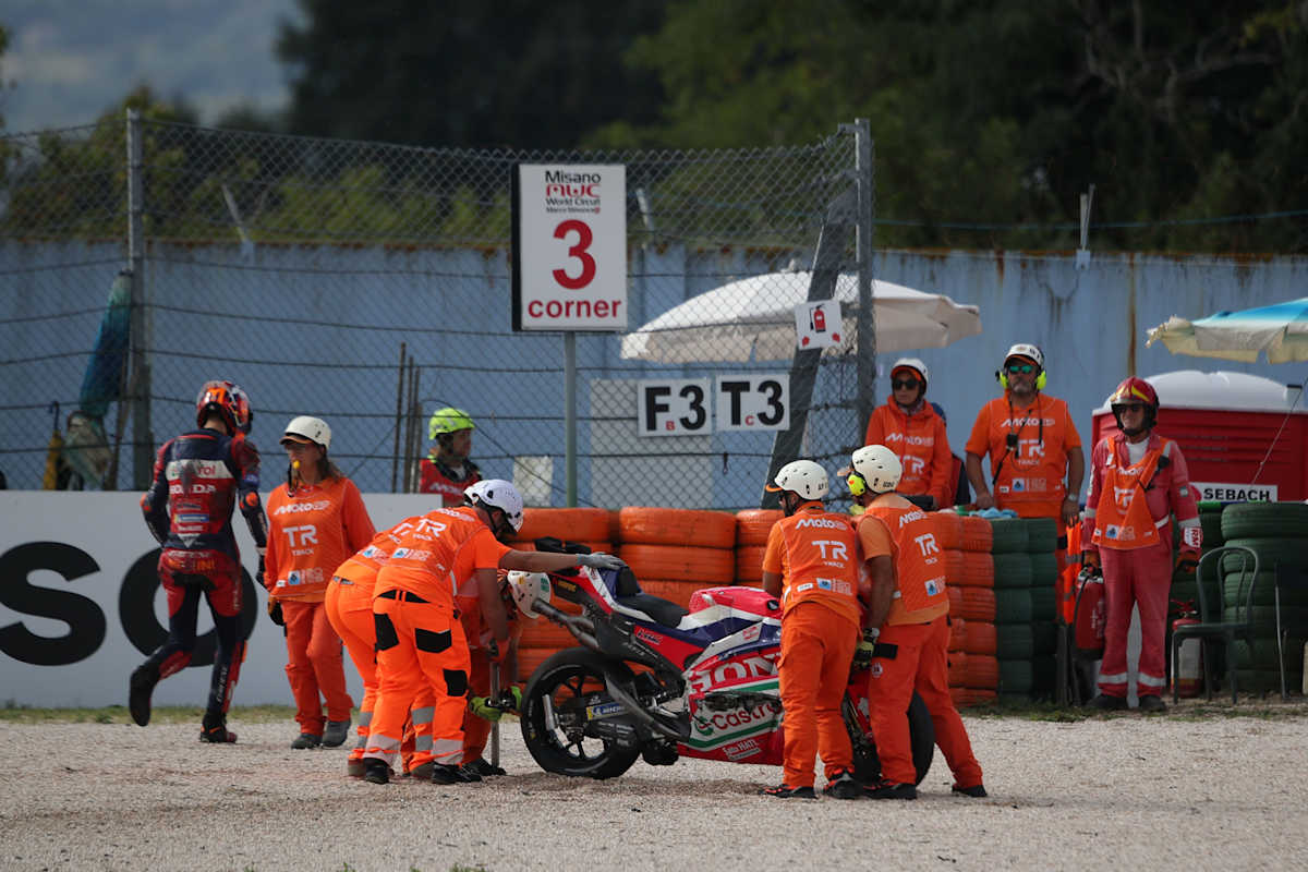 Das Bike von Luca Marini