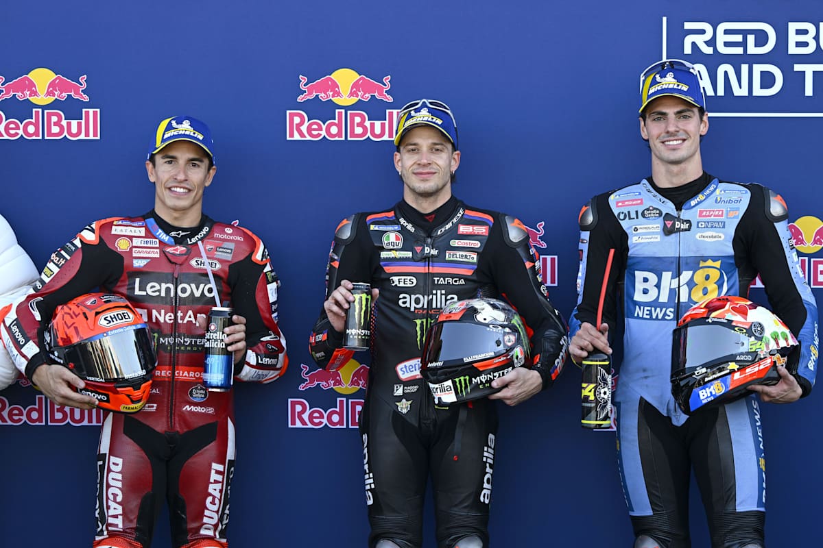 Qualifying - Marc Márquez, Marco Bezzecchi & Fermin Aldeguer