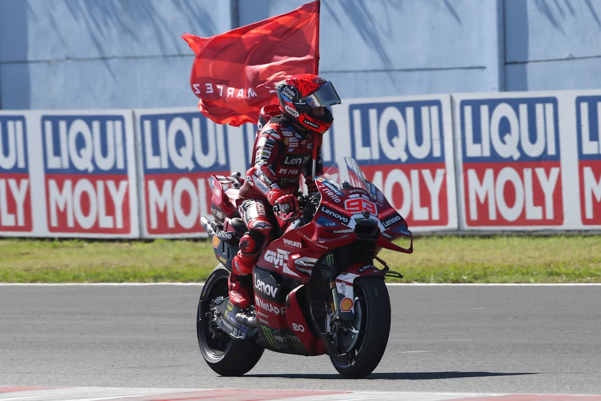 Marc Márquez gewinnt das Rennen