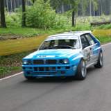 Handa auf dem Weg zum Start; dann kam der Defekt