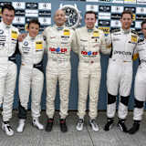 Die Top-Drei im Rennen am Samstag