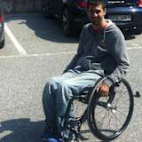 Joan Lascorz und sein neuer Rollstuhl