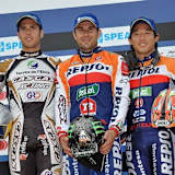 Adam Raga, Toni Bou und Takahisa Fujinami (v.l.)