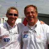 Weiterer Test vor dem Wildcard-Auftritt Ende August in Brünn: Fahrer Martin Bauer (li.) und Andreas Bronnen