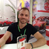 Gabor Talmacsi wirkt trotz seiner Verletzung gut gelaunt