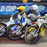 Chris Holder gegen Scott Nicholls und Fredrik Lindgren