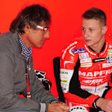 Aragón-GP 2012: Harald Eckl mit GP-Rookie Luca Amato