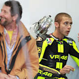 Grazianio und Valentino Rossi im Jahr 2010