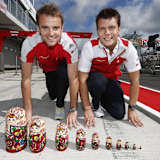 Jamie Green und Adrien Tambay (re.)