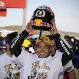 Hiroshi Aoyama am Ziel seiner Träume