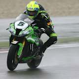 Im nassen Assen war Alex Lundh nicht sehr sattelfest