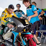 Testfahrer Armando Pontone auf der Ioda-Honda TR004