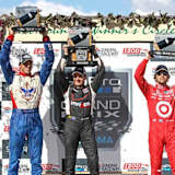 Will Power gewinnt vor Justin Wilson und Dario Franchitti
