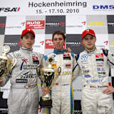 Merhi (links) und Juncadella (Mitte) gemeinsam auf dem Podest