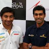 Narain Karthikeyan und Karun Chandhok