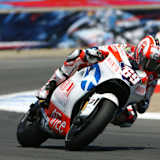 Nicky Hayden 2009 im speziellen Laguna Seca-Design