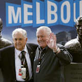 Sir Jack Brabham und Alan Jones