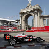 Franchitti, Power, Hunter-Reay (v.l)