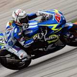 Noriyuki Haga testete die Suzuki GSX-R600 in Sepang