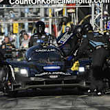 Immer wieder gute Boxenarbeit beim Cadillac DPi von Wayne Taylor Racing während der 24h von Daytona