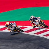 Der entscheidende Moment: Viu (81) verlässt vor Garcia (41) die Rennstrecke