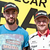 Günther Bachmaier (re.) mit neuem Beifahrer Hendrik Crome